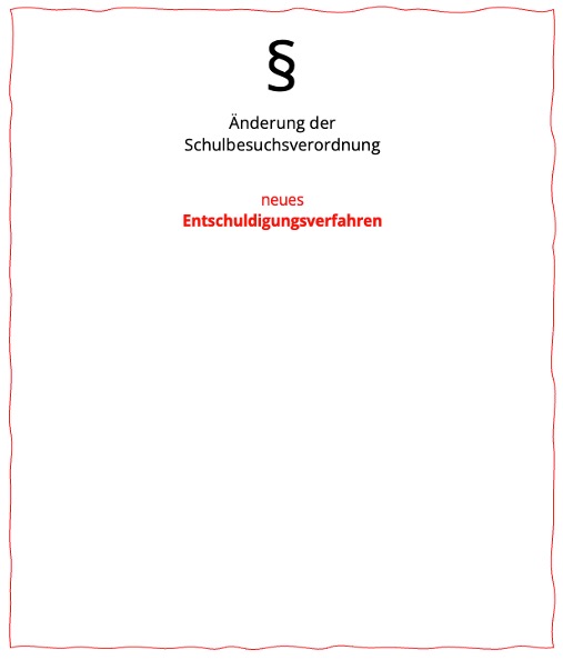 ACHTUNG – neues Entschuldigungsverfahren